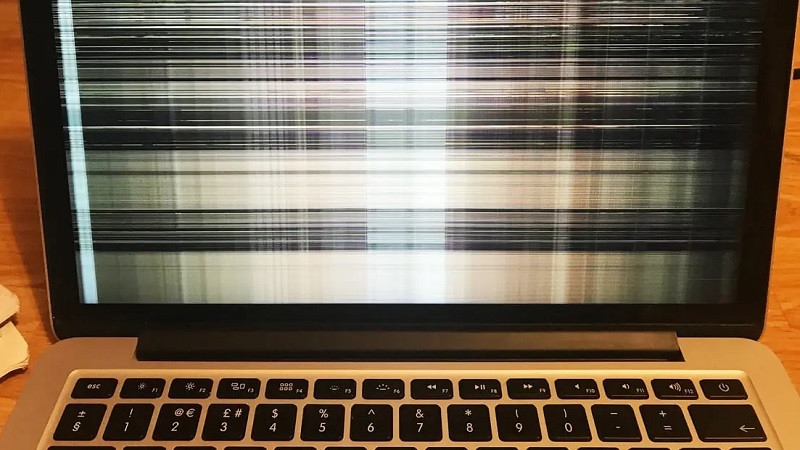 Màn hình MacBook bị nhiễu trông như thế nào? Màn hình MacBook bị nhiễu trông như thế nào?