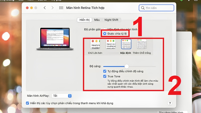 Đặt lại độ phân giải trên máy tính Mac bước 3 Đặt lại độ phân giải trên máy tính Mac bước 3