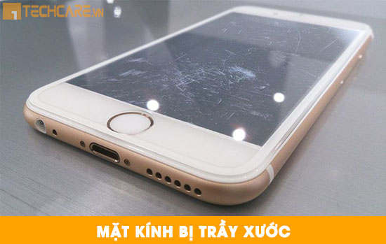 Thay mặt kính Iphone bị trầy xước