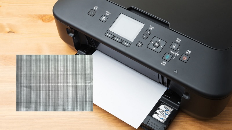 Dấu hiệu nhận biết máy in bị sọc ngang Dấu hiệu nhận biết máy in bị sọc ngang