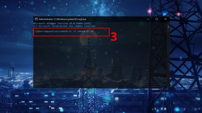 Quét virus và kiểm tra lỗi bằng CHKDSK bước 2 Quét virus và kiểm tra lỗi bằng CHKDSK bước 2