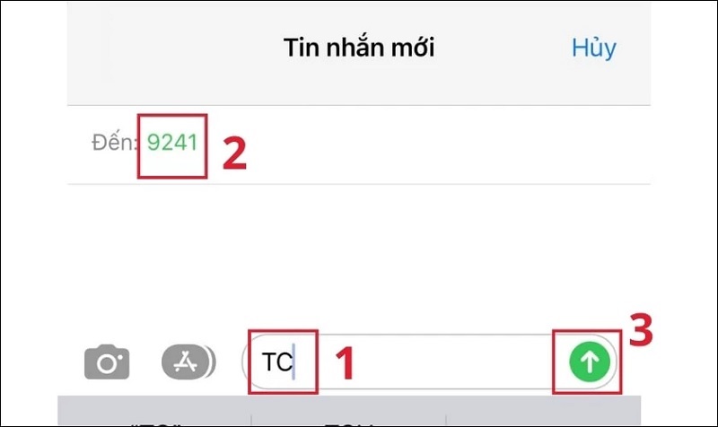 Nhấn nút Gửi