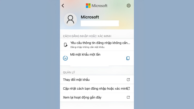 Đăng nhập tài khoản không cần mật khẩu