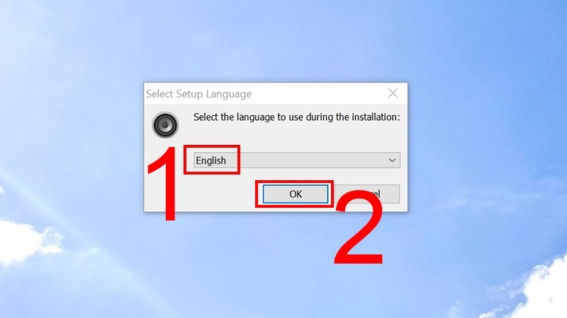 Click đúp chuột vào file vừa tải về