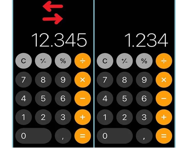 Xóa số cuối cùng trong phép tính trên điện thoại