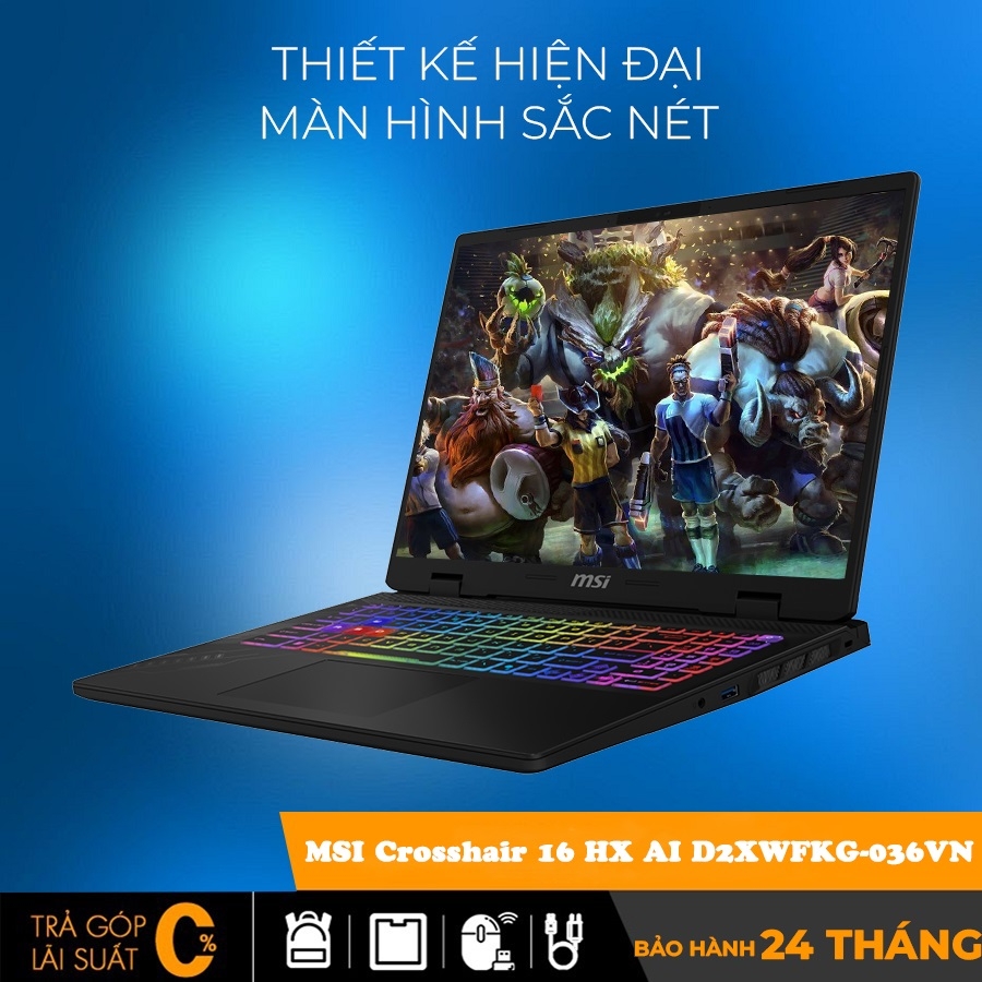 MSI Crosshair 16 HX AI D2XWFKG-036VN