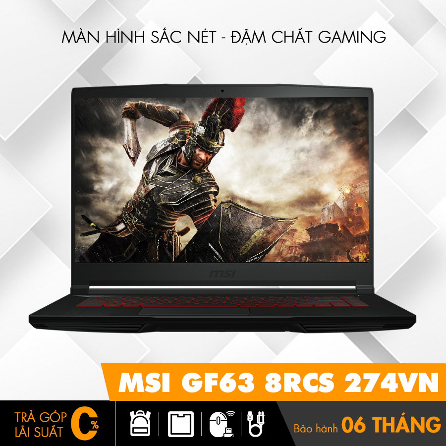 MSI GF63 8RCS 274VN