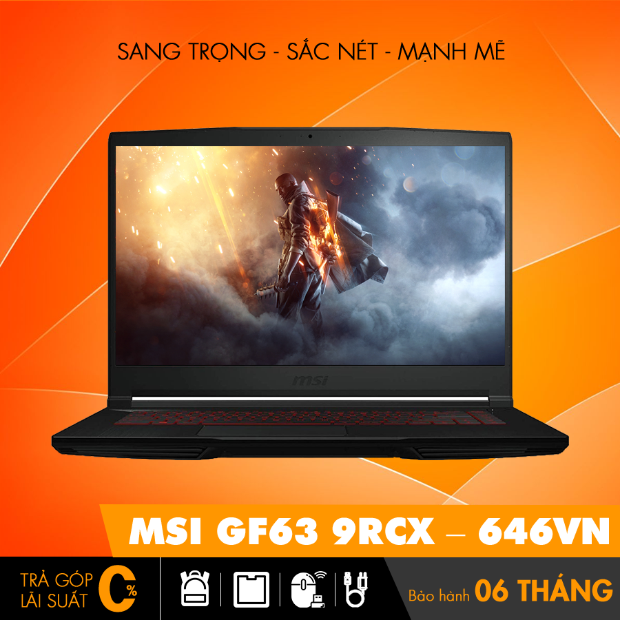 MSI GF63 9RCX - 646VN