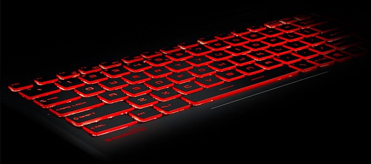 Bàn phím MSI GL63 9Sd-843VN được thiết kế giả cơ để hướng tới các gamer