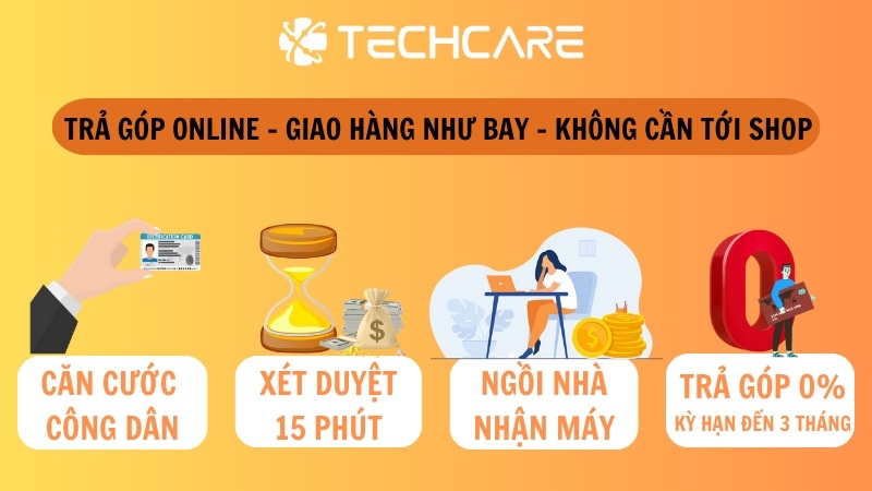 Hỗ trợ mua iPad trả góp không cần thế chấp tại Techcare