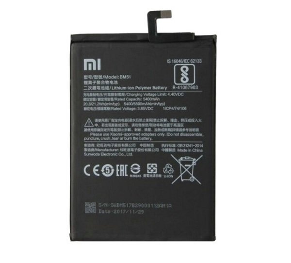 Thay pin Xiaomi Mi Max 3