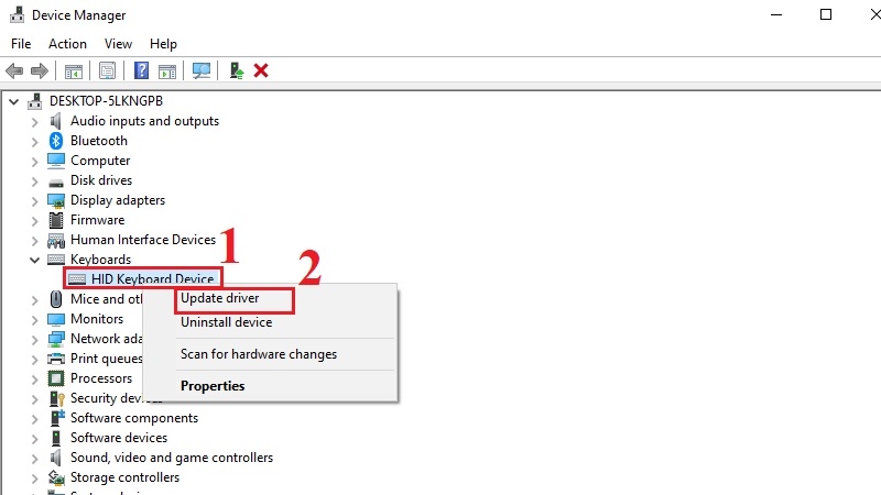 Sửa lỗi bàn phím laptop không gõ được Sửa lỗi bàn phím laptop không gõ được
