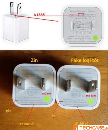 Bộ dây cáp sạc, củ sạc iPhone chính hãng