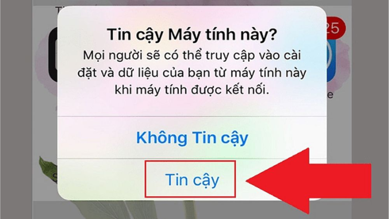 Nhấn chọn tin cậy