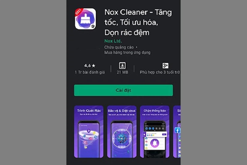 Cách tải Nox Cleaner về điện thoại Android