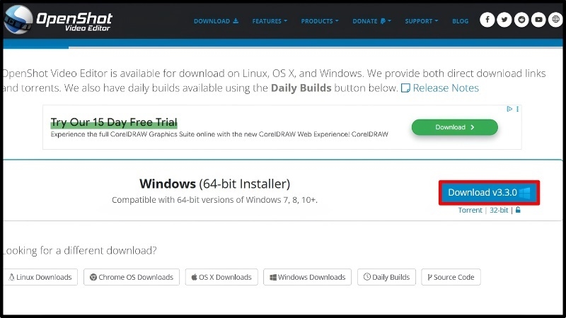 Các bước cài đặt OpenShot trên Windows bước 1 Các bước cài đặt OpenShot trên Windows bước 1