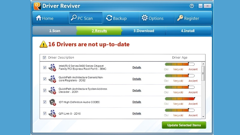 Driver Reviver – gọn nhẹ nhưng cần bản quyền