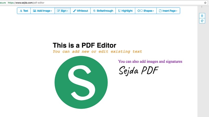 Sejda PDF Editor Sejda PDF Editor