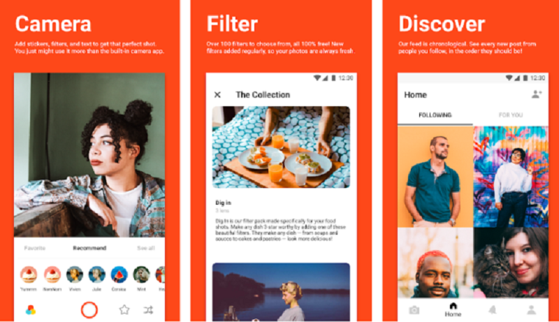 Retrica phần mềm chụp ảnh đẹp cho samsung