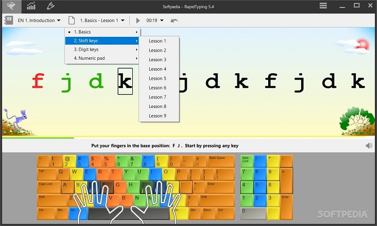 Phần mềm gõ 10 ngón Rapid Typing