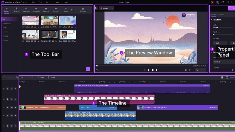 Wondershare DemoCreator: ghi âm kèm quay màn hình