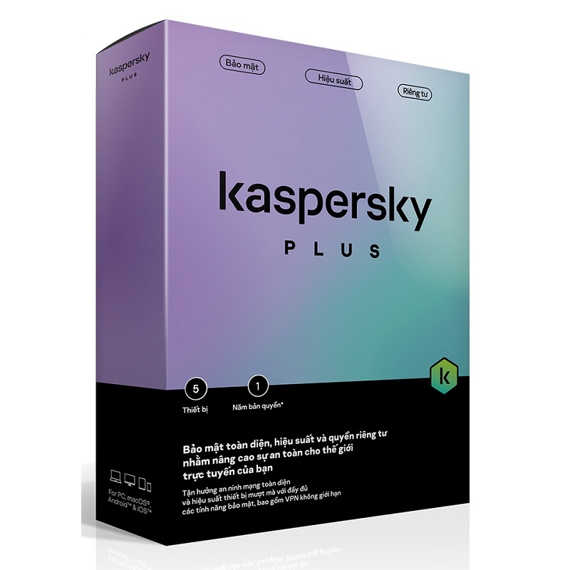 Kaspersky Plus - 5User 1Y/box