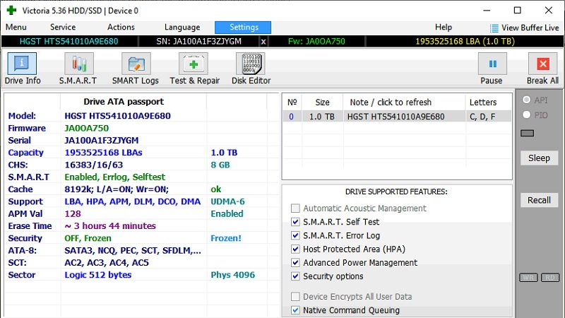 Các phần mềm kiểm tra ổ cứng HDD, SSD tốt nhất