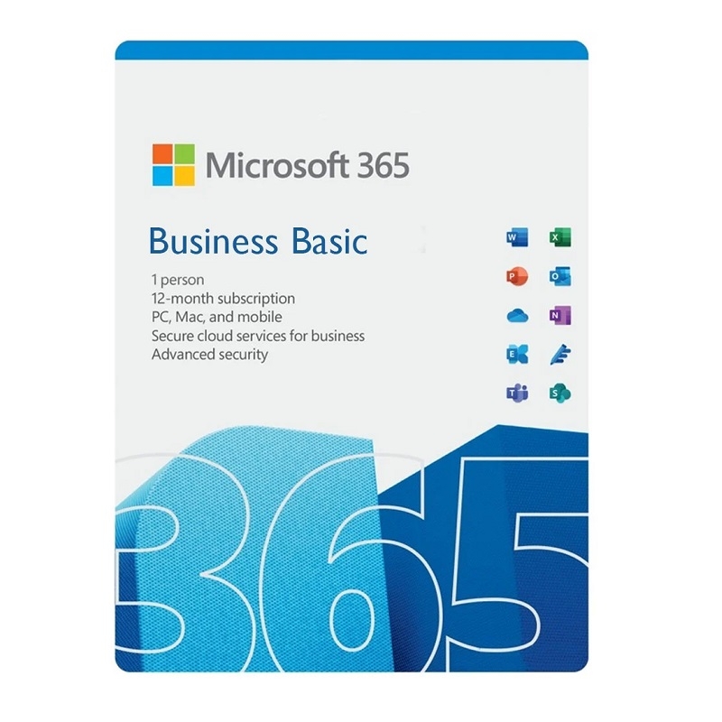 Office Microsoft 365 Business Basic - 1YR - Annually