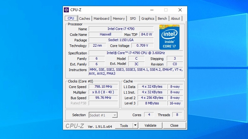 CPU-Z — Công cụ tra cứu thông số phần cứng chính xác