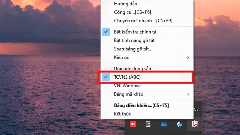 Bảng mã chuyển sang TCVN3 (ABC)