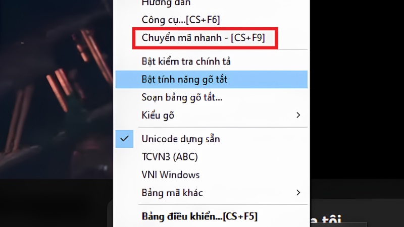 Chuyển mã nội dung đã sao chép trong Clipboard