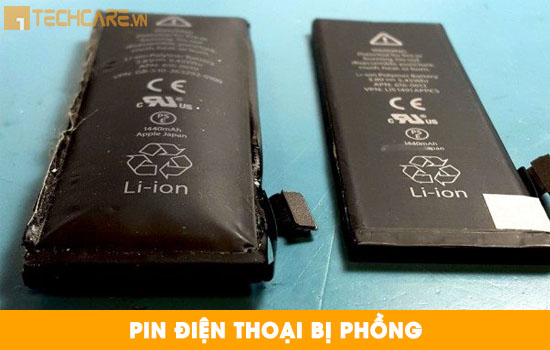 Pin điện thoại Iphone bị phồng