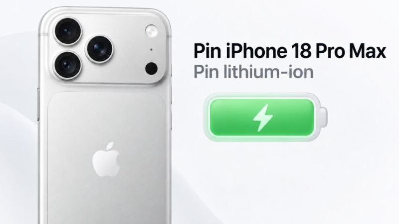 pin iPhone 18 Pro Max