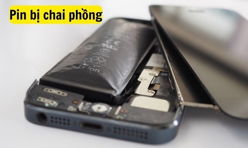 Dấu hiệu pin iPhone bị phồng là gì?