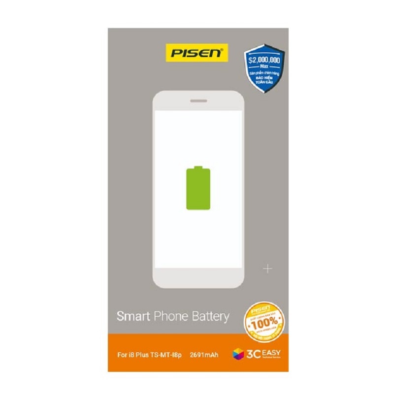 Đặc điểm của Pin Pisen iPhone i8 Plus - 2691mAh