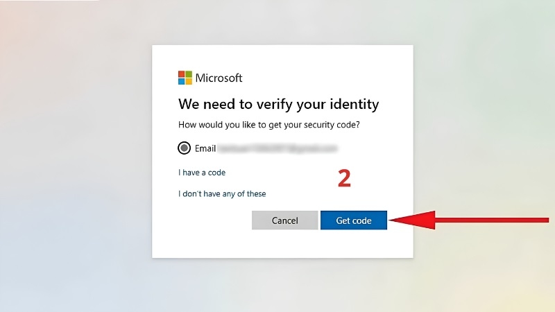 Lấy lại mật khẩu bằng tài khoản Microsoft bước 2 Lấy lại mật khẩu bằng tài khoản Microsoft bước 2
