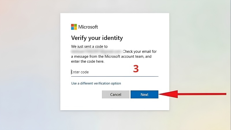 Lấy lại mật khẩu bằng tài khoản Microsoft bước 3 Lấy lại mật khẩu bằng tài khoản Microsoft bước 3