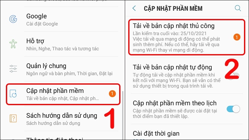 Cách khắc phục điện thoại Samsung bị lỗi không tự xoay màn hình
