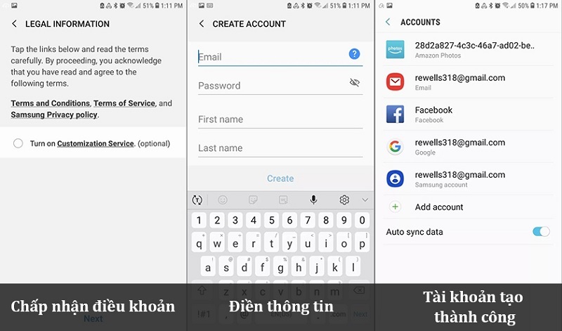 Nhấn Create để kết thúc