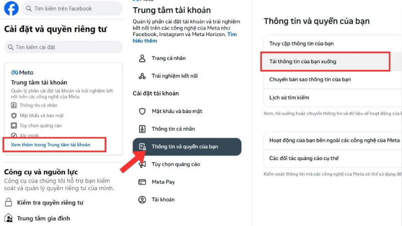 Sao lưu tin nhắn Messenger trên máy tính