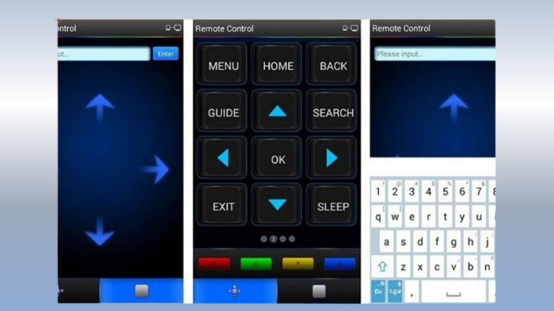 Settings trong ứng dụng và chọn tivi cần kết nối