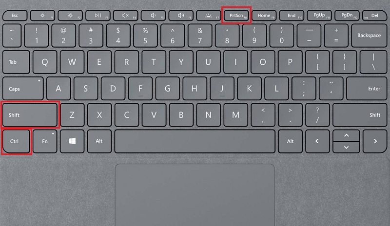Nhấn vào tổ hợp Ctrl + Shift + PrtSc để tạo ảnh động