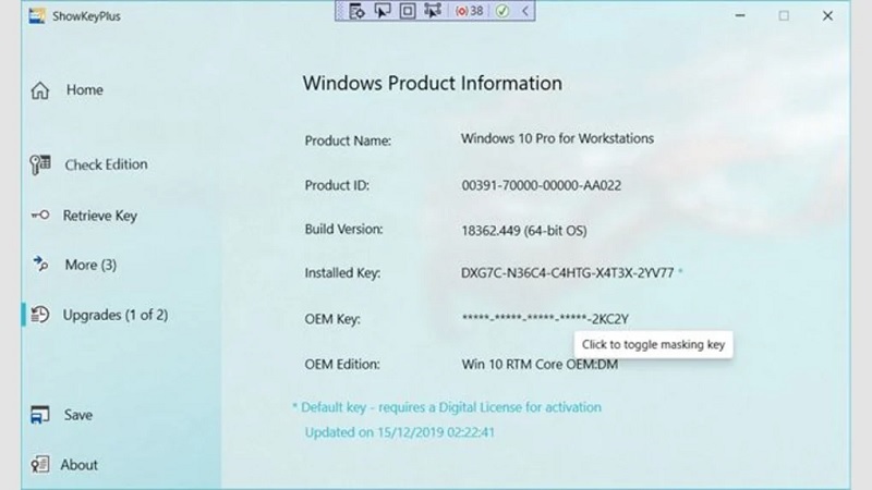 Hướng dẫn cách cài đặt show key plus windows 10 download