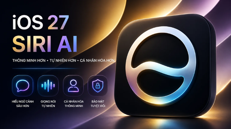 Siri AI, Thay Đổi Lớn Nhất Của iOS 27