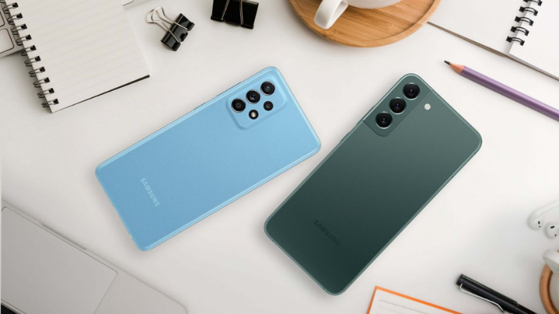 so sánh Samsung A và Dòng S