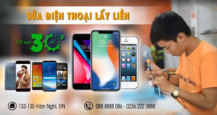 Cửa hàng sửa chữa điện thoại uy tín giá rẻ Đà Nẵng