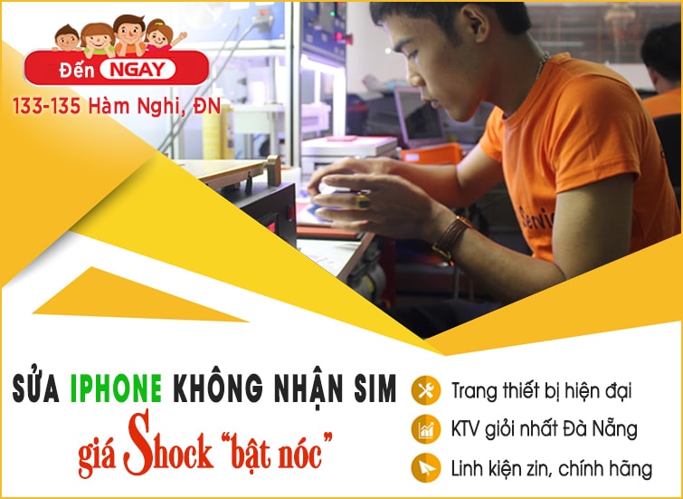 sửa iphone không nhận sim tại đà nẵng