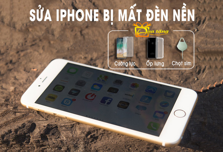 sửa iphone bị mất đèn nền tại đà nẵng