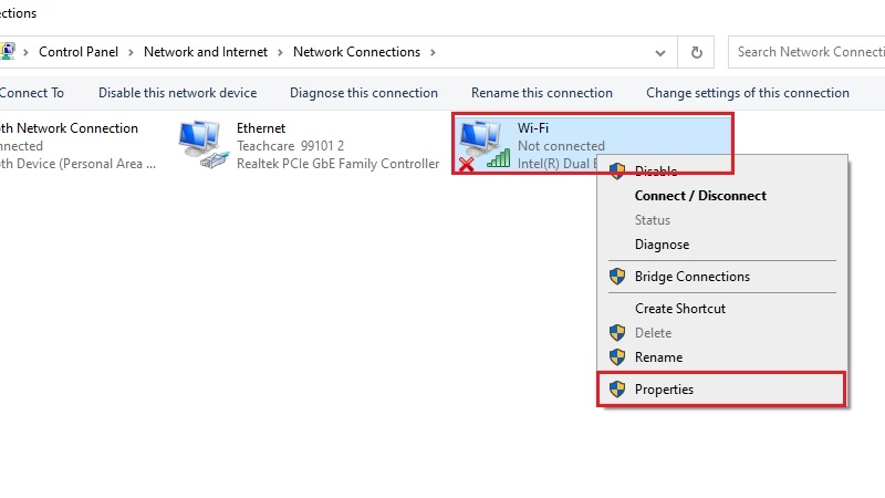 Sửa lỗi The default gateway is not available trên Windows 10 Sửa lỗi The default gateway is not available trên Windows 10