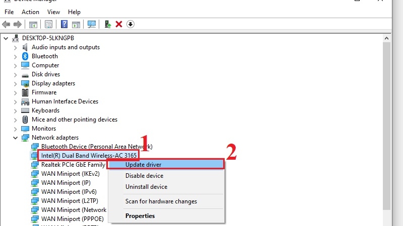 Sửa lỗi The default gateway is not available trên Windows 10 Sửa lỗi The default gateway is not available trên Windows 10